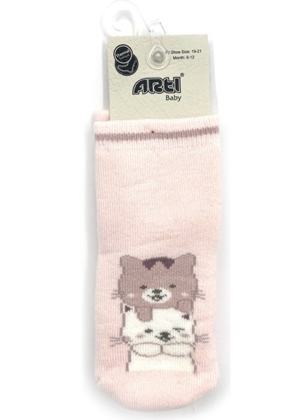 Artı Kids Kız Bebek Havlu Çorap 450197