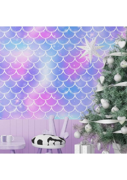 Kız Çocuk Odası Tek Parça Duvar Kağıdı -Isı ve Ses Yalıtımı Yırtılmaz