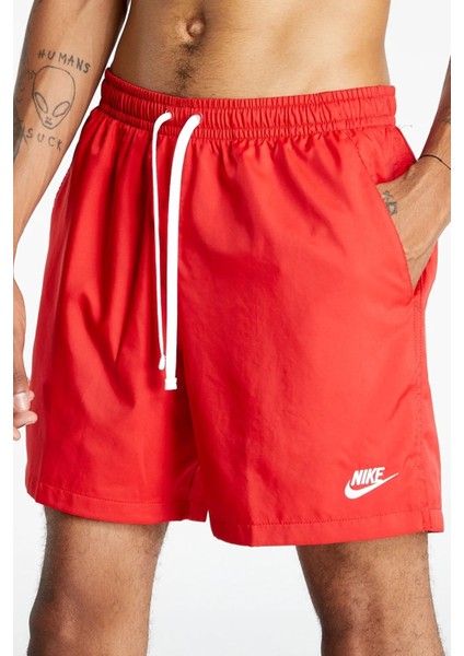 Sportswear Men's Woven Short Erkek Astarlı Deniz Şortu Kırmızı