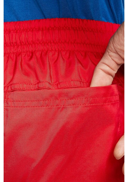 Sportswear Men's Woven Short Erkek Astarlı Deniz Şortu Kırmızı indirimleri