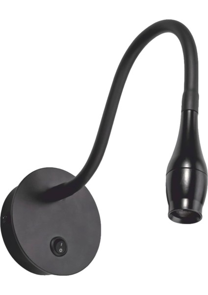 Geldi Dekoratif Yatak Başı Okuma Lambası 3W Gün Işığı Baş Ucu Kitap Okuma Lambası LED Gece Lambası