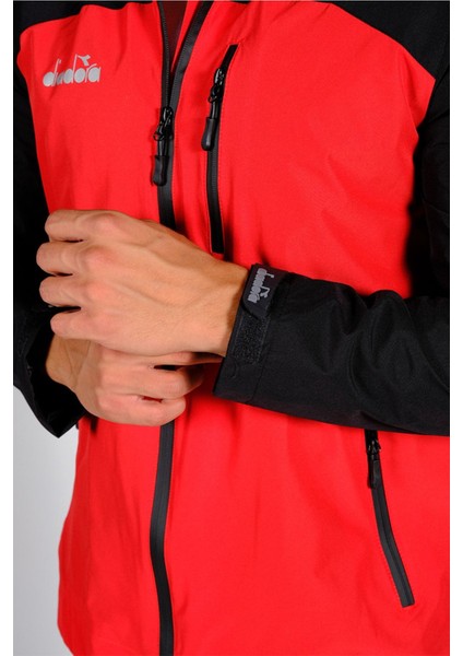 Elite - Kırmızı-Siyah Spor Yağmurluk - Elitedd fırsatları