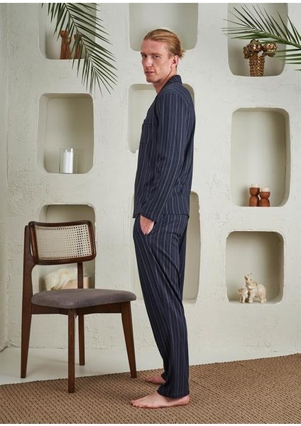Erkek Gömlek Pijama Takım- 10796 modelleri