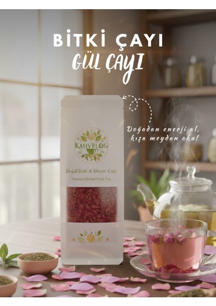 Tomurcuk Gül Kurusu 100GR(DOĞAL Kurutulmuş, Katkısız)