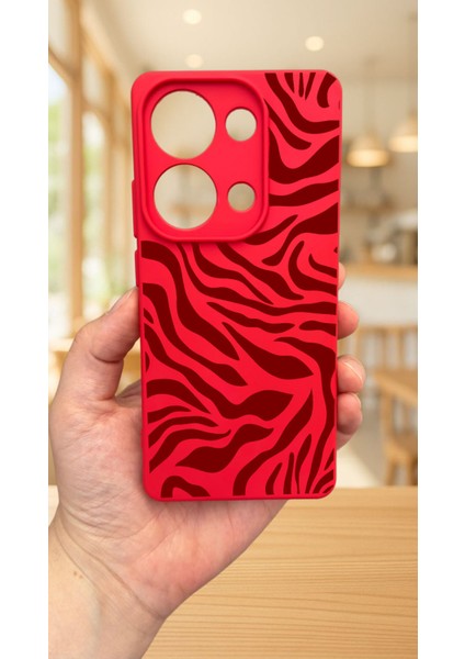 Xiaomi Redmi Note 13 Pro 4g Zebra Desenli Silikon Darbe Emici Klasik Korumalı Rubber Kılıf fırsatları