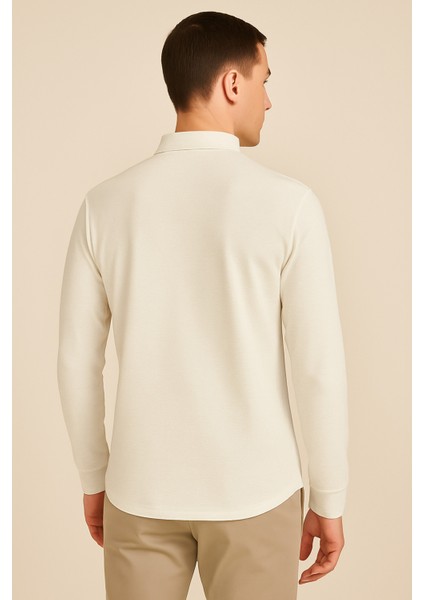 Erkek Yarım Pat Düğmeli Gömlek indirimleri