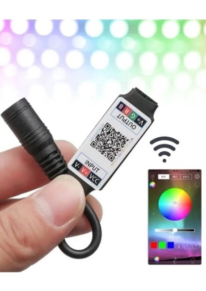 Bluetooth Cep Telefonundan Rgb Şerit LED Kontrol Modülü fiyatları