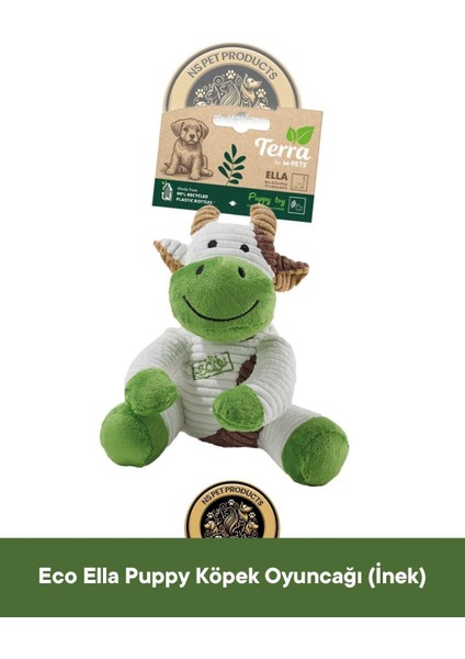 Terra Eco Ella Puppy (Inek)-Pip Puppy (Sincap) Köpek Oyuncağı 2'li Set modelleri