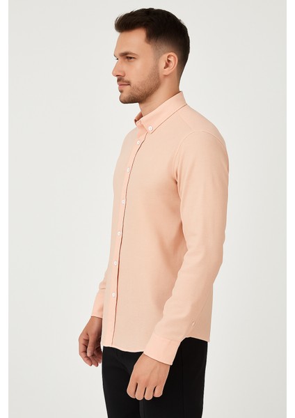 Erkek Pudra Pembesi Keten Gömlek fiyatları