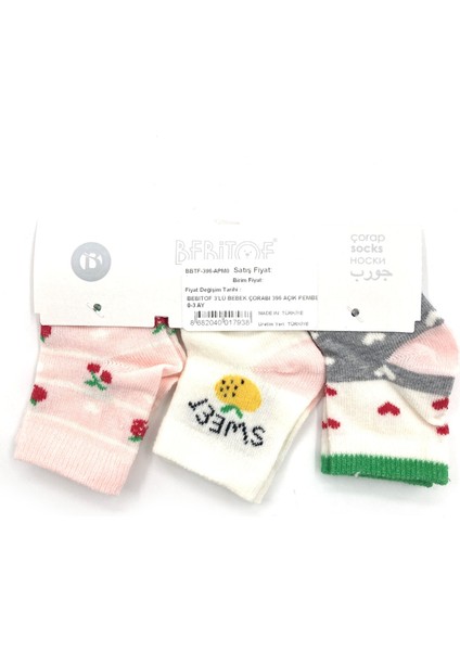 3'lü Bebek Çorabı 396