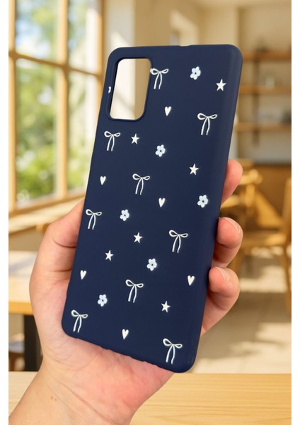 Samsung Galaxy A51 Uyumlu Mini Fiyonk Desenli Silikon Darbe Emici Klasik Korumalı Rubber Kılıf fırsatları