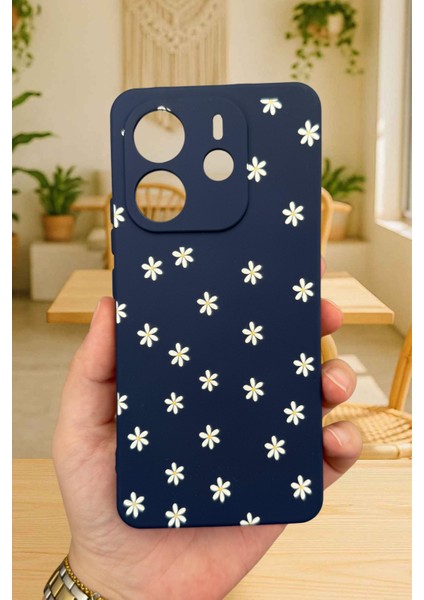 Xiaomi Redmi Note 14 - Mini Papatya Desenli Silikon Darbe Emici Klasik Korumalı Rubber Kılıf fiyatları