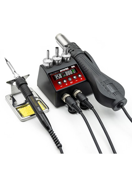 8898 Pro Havya Sıcak Hava Üflemeli Havya Istasyonu Lehim Makinesi