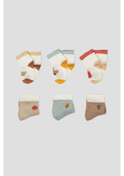 6 Çift Newborn Anti-Bakteriyal Yeni Doğan ve Bebek Çorabı 0-6 Ay fiyatları