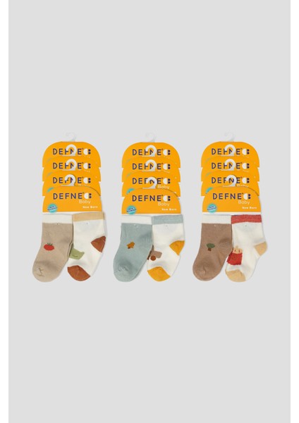 6 Çift Newborn Anti-Bakteriyal Yeni Doğan ve Bebek Çorabı 0-6 Ay indirimleri