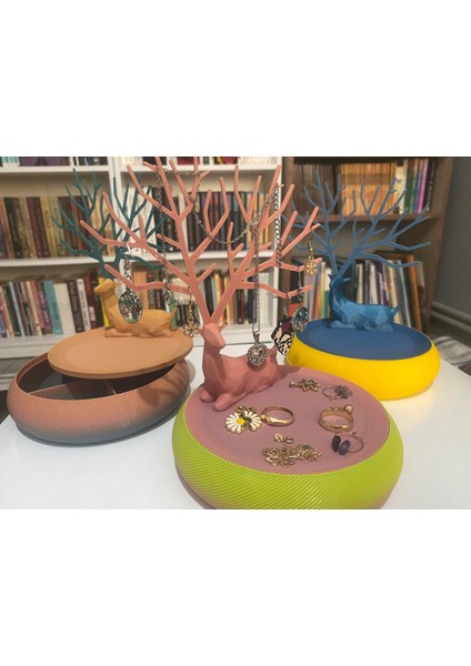 Modern Geyik Figürlü Takı Kutusu – Dekoratif ve Kullanışlı Organizer modelleri