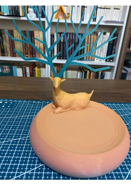 Modern Geyik Figürlü Takı Kutusu – Dekoratif ve Kullanışlı Organizer fırsatları