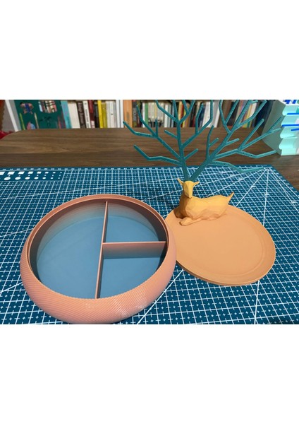 Modern Geyik Figürlü Takı Kutusu – Dekoratif ve Kullanışlı Organizer indirimleri