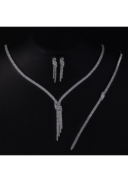 Su Yolu Kemerli 925 Ayar Gümüş Düğün Set fırsatları