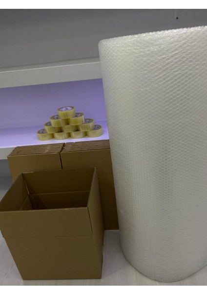 Çift Oluklu Kutu Boş Karton 40X30X30 Küçük Boy 3 Lü Adet