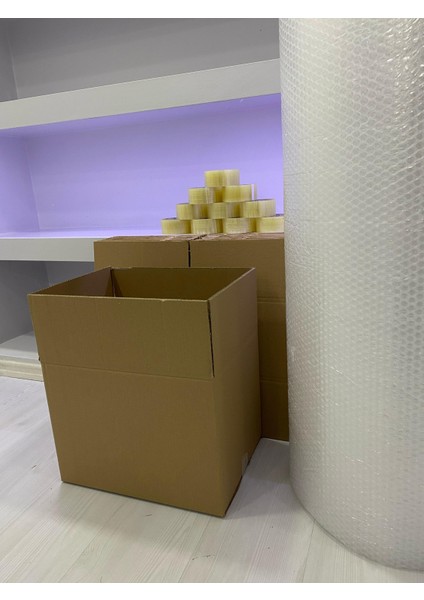 Çift Oluklu Kutu Boş Karton 40X30X30 Küçük Boy 3 Lü Adet fırsatları