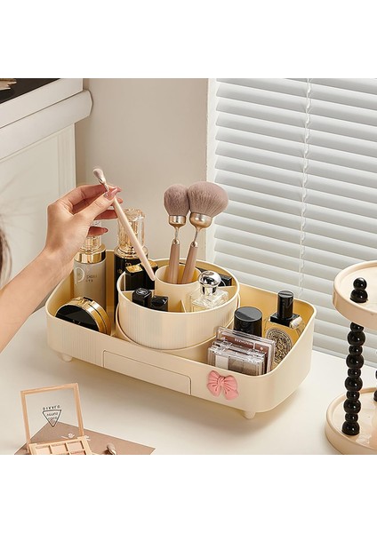 Aydınlatmalı Aynalı Döndürülebilir Makyaj Düzenleyici fiyatları