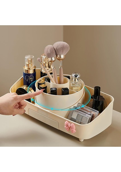 Aydınlatmalı Aynalı Döndürülebilir Makyaj Düzenleyici modelleri