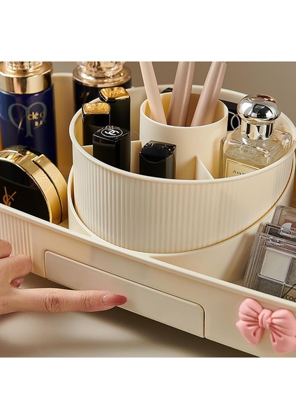 Aydınlatmalı Aynalı Döndürülebilir Makyaj Düzenleyici