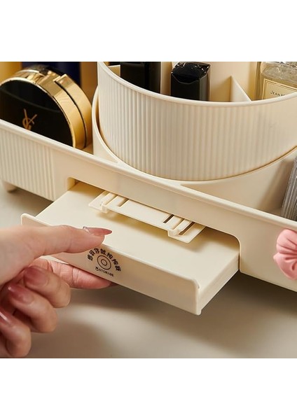 Aydınlatmalı Aynalı Döndürülebilir Makyaj Düzenleyici