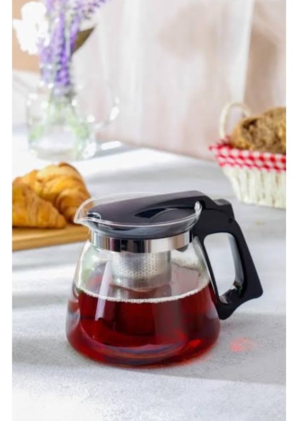 Isıya Dayanıklı Cam Demlik – 1500 Ml, Paslanmaz Çelik Süzgeçli modelleri