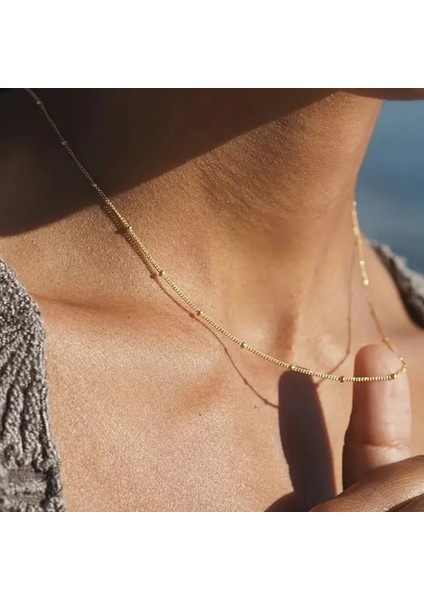 Tasarım Çelik Topçuk Uzun Zarif Şık Zincir Model Trend Kolye Gold fiyatları