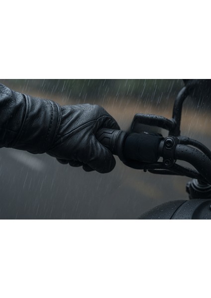 Isıtmalı Motosiklet Elcik – Sensörlü, Su Geçirmez, 2.2 cm Gidon Uyumlu Kauçuk Isıtıcı El Tutacağı