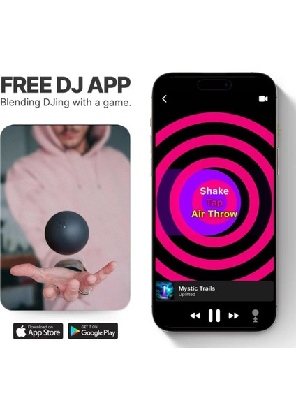 Odd Ball , Hareket Algılama Teknolojisiyle Donatılmış Akıllı Bir Bluetooth Cihazıdır . Android ve Ios Için Mevcut Olan Uygulamamızla Birlikte Çalışır modelleri