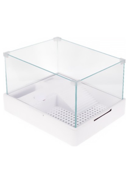 Cam Kaplumbağa Bahçesi Filtre-Lambalı 40X29X25