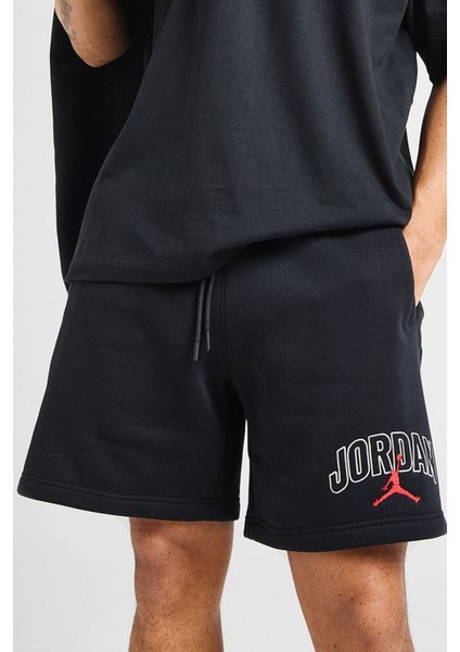 Jordan Brooklyn Fleece Men's Graphic Shorts Erkek Pamuklu Şort Siyah