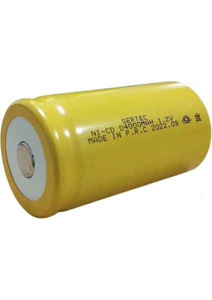 1.2V 4000 Mah - D Büyük Boy - Ni-CD Şarjlı Pil - (Başsız / Flat Head) fiyatları