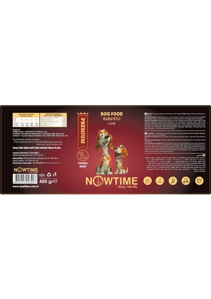 Kuzu Etli Natural Konserve Yetişkin Köpek Maması 6 Adet fırsatları