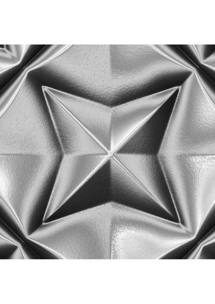 Geometrik Yıldız Desenli Yırtılmaz Tekstil Duvar Kağıdı