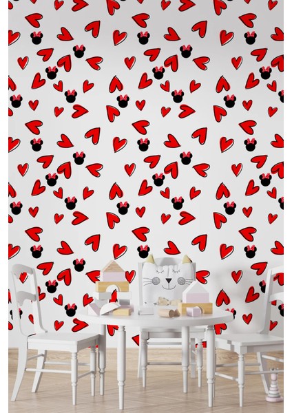 Kalpler Kız Çocuk Odası Duvar Kağıdı -Isı ve Ses Yalıtımı Yırtılmaz