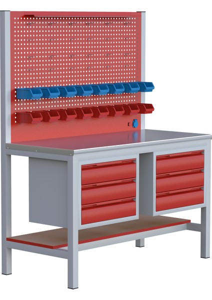 6 Çekmeceli 1.5 Metre Takımtezgahı