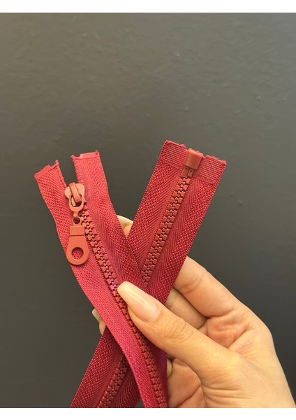 70X3 cm Dişli Bordo Fermuar fiyatları