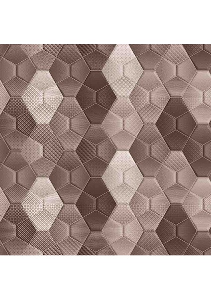 Duvar Kağıdı 3 Boyutlu Geometrik Mozaik Desenli Silinebilir Tekstil Duvar Kağıdı modelleri