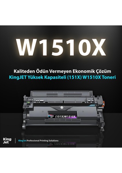 Hp Uyumlu 151X W1510X Yüksek Kapasiteli (2'li Paket) Muadil Toner Çipli | Mfp 4103FDN fiyatları