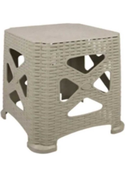 "ev, Bahçe, Kamp ve Piknik Için Plastik Tabure – 34X32 cm