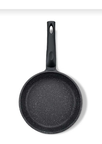 22 cm Siyah Saplı Granit Tava – Yapışmaz ve Dayanıklı Yüzey