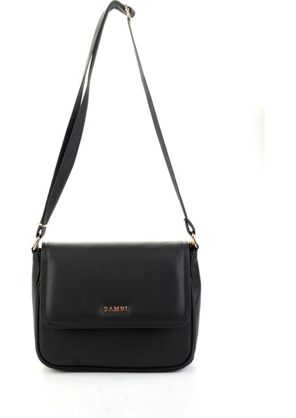 Siyah Kadın Postacı Çanta C06554245509