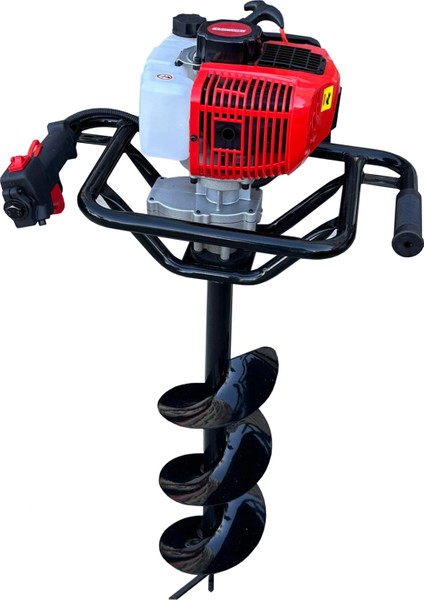 TMD520-3 Benzinli Toprak Burgu Makinesi 20CM Burgulu 2.2hp