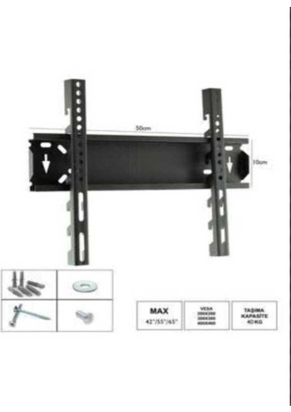 Siyah Tv Duvar Montaj Aparatı – Güvenli ve Sağlam Tasarım fiyatları