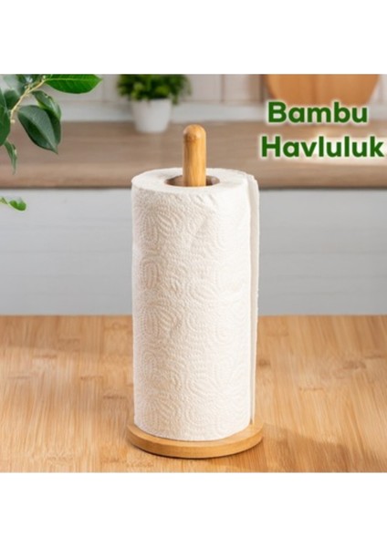 Bambu Kağıt Havluluk – Yuvarlak Taban, 12 cm Çapında