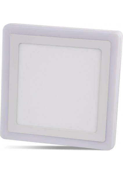 Eco Lounge Noas YL15 1800 R Sıva Üstü Kare 18+6W Fonksiyonlu LED Spot 6500K Beyaz+Mavi